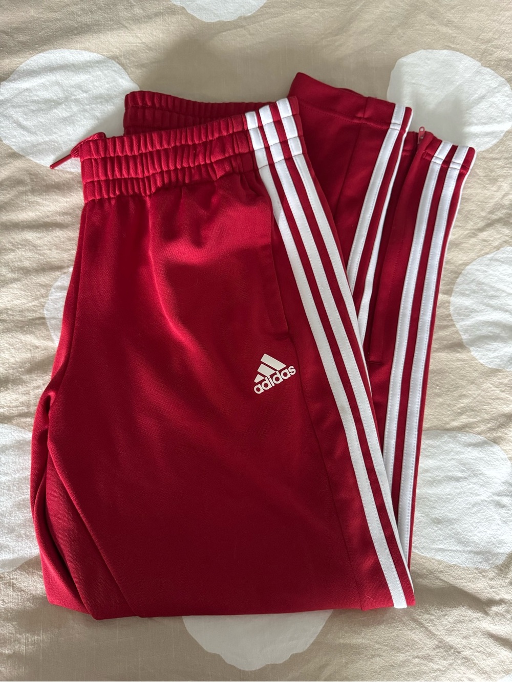 Adidas Originals Women’s Slim Red Track Pants